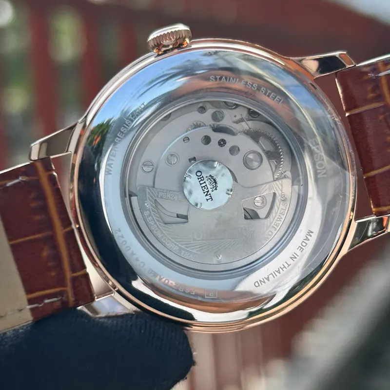Orient Bambino Version 9 “Sun & Moon” Automatic Men's Watch- RA‑AK0801S